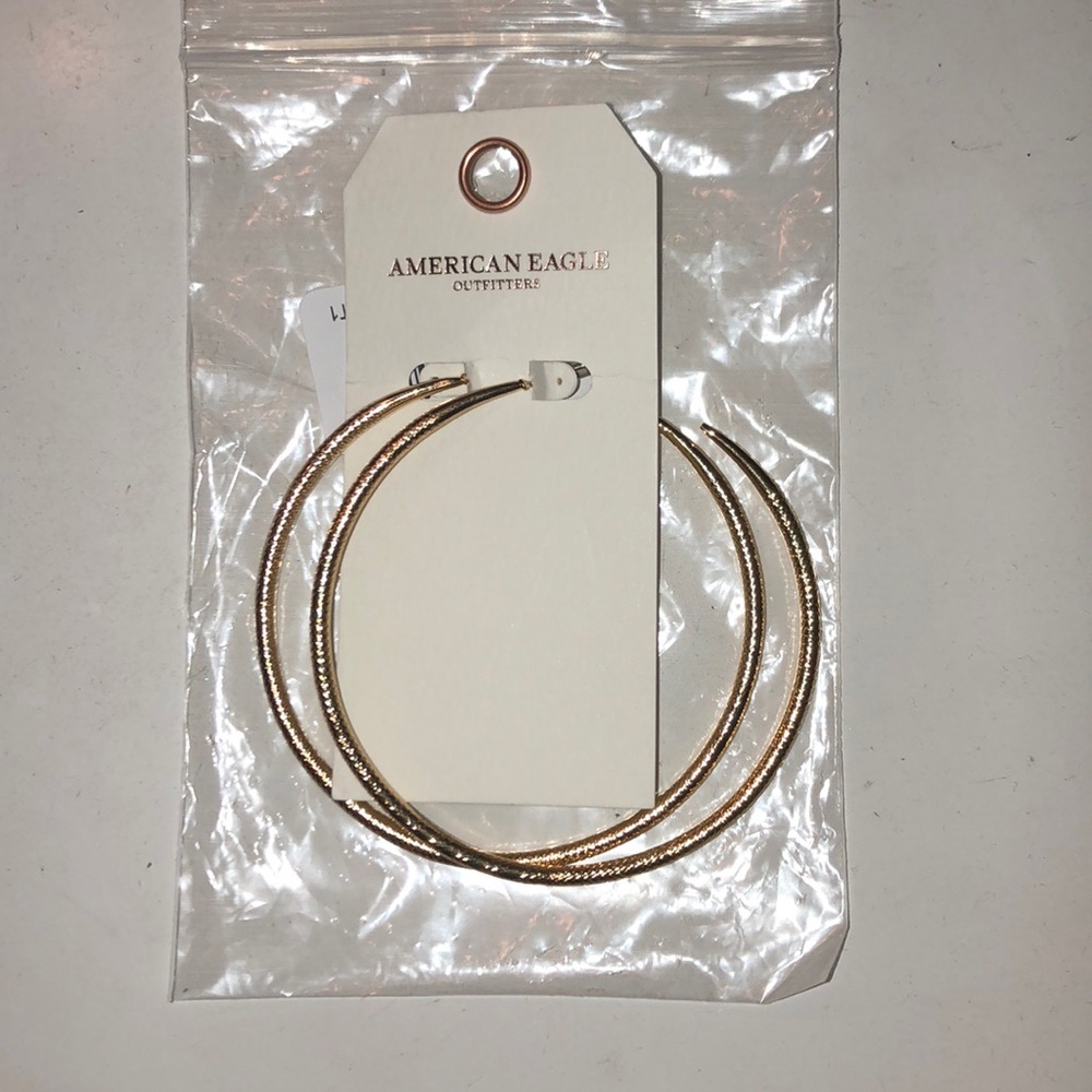 American Eagle Gold Hoop Earrings